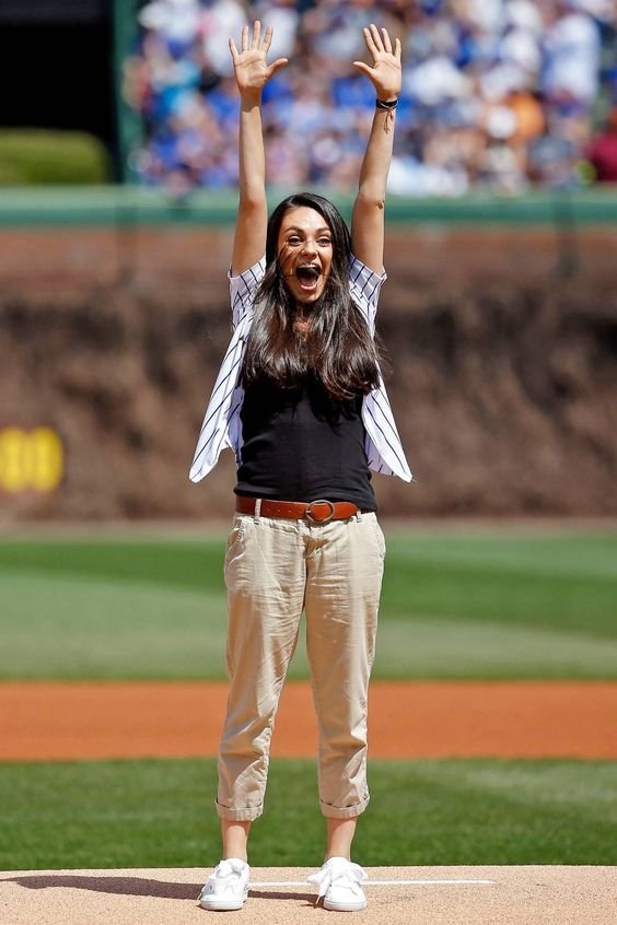 Celeb Baseball Game Outfits