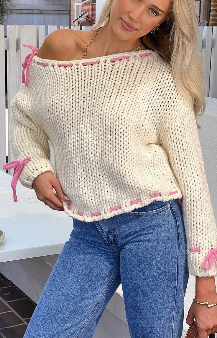 Bow Sweater - bow sweater