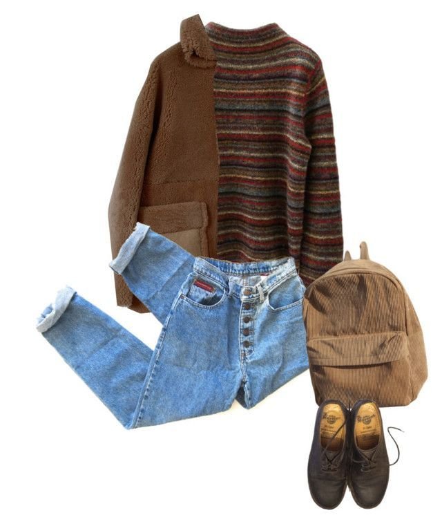 Pinterest - brown sweater outfit