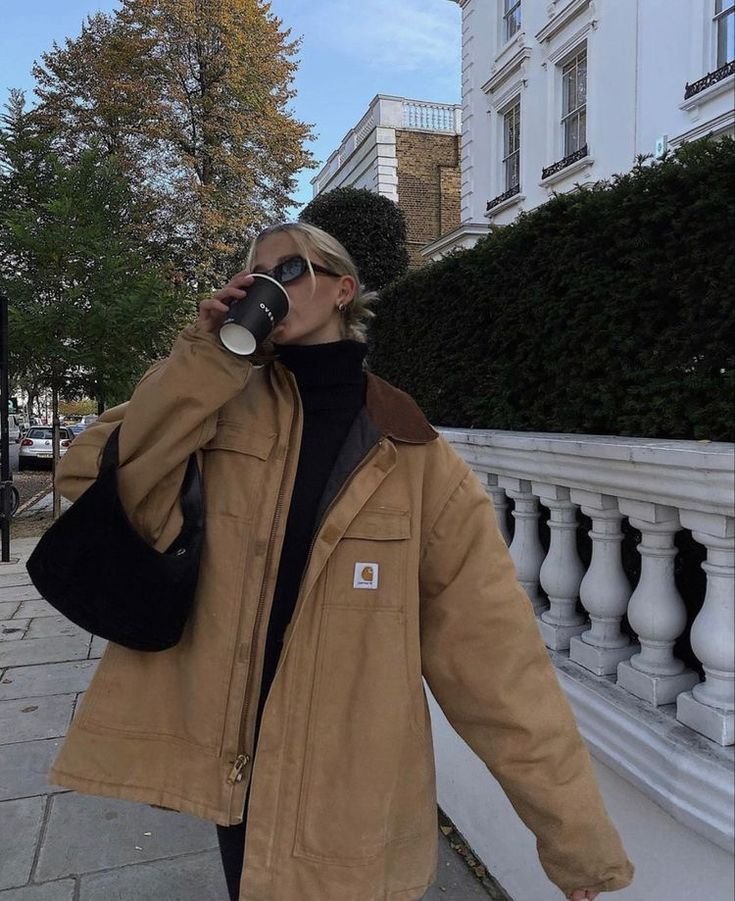 Pin page Pin page - carhartt jacket outfit woman