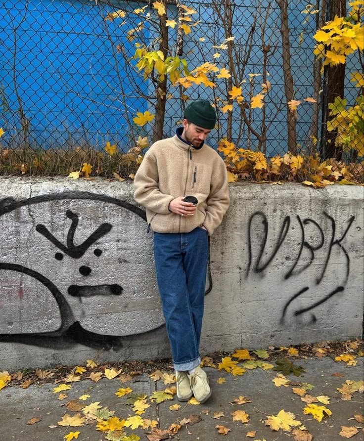 fleece jacket outfit