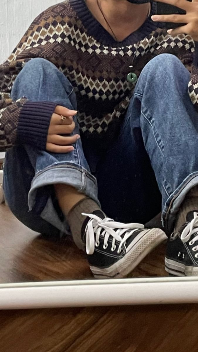 Grandpa sweater - cute sweaters outfits aesthetic