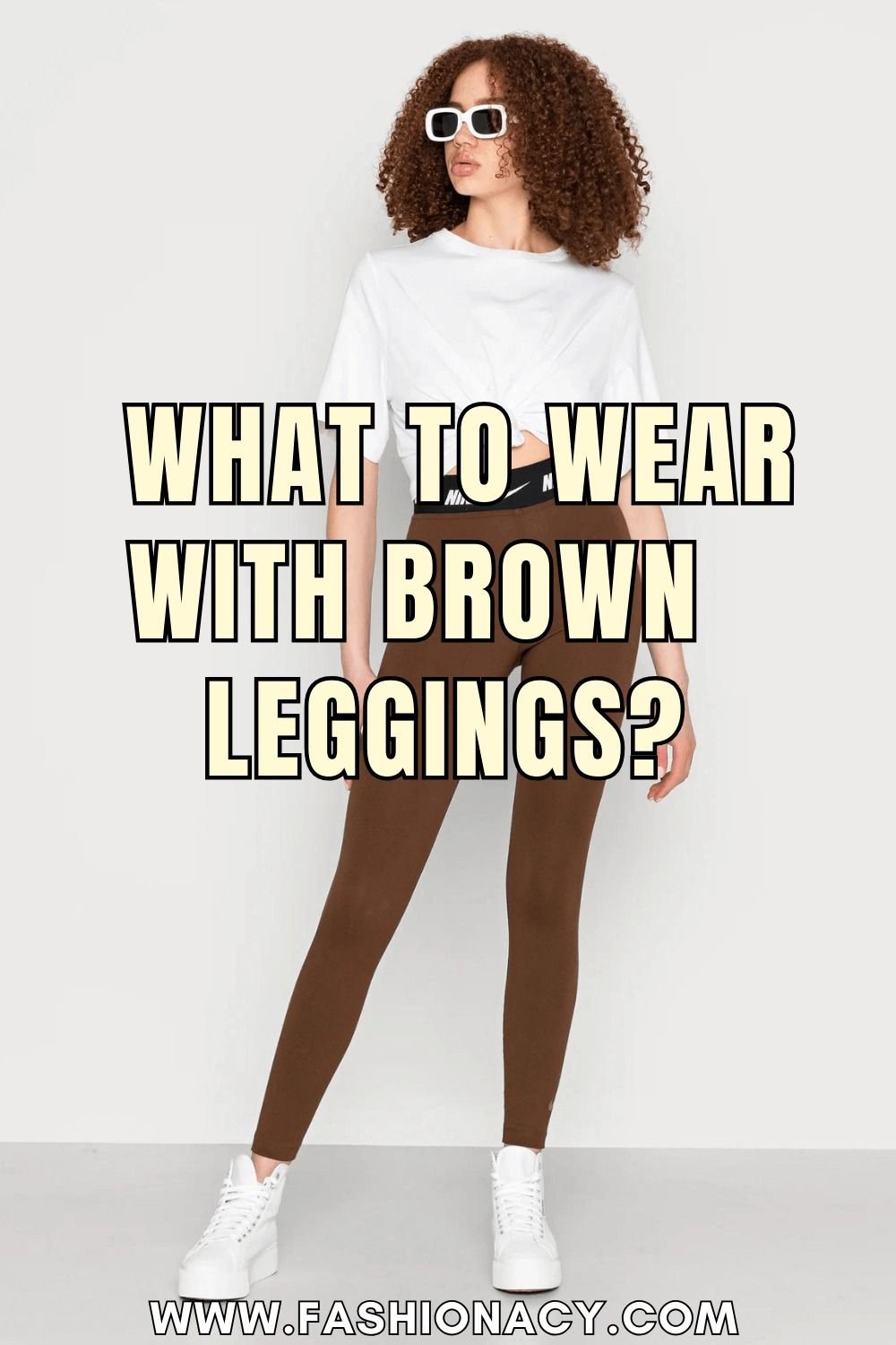 What to Wear With Brown Leggings? - brown leggings outfit casual