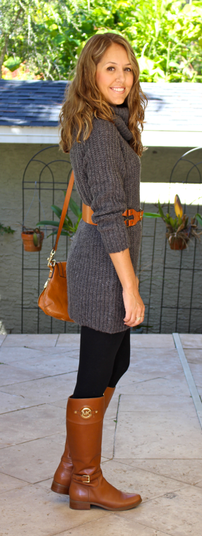 brown leggings outfit