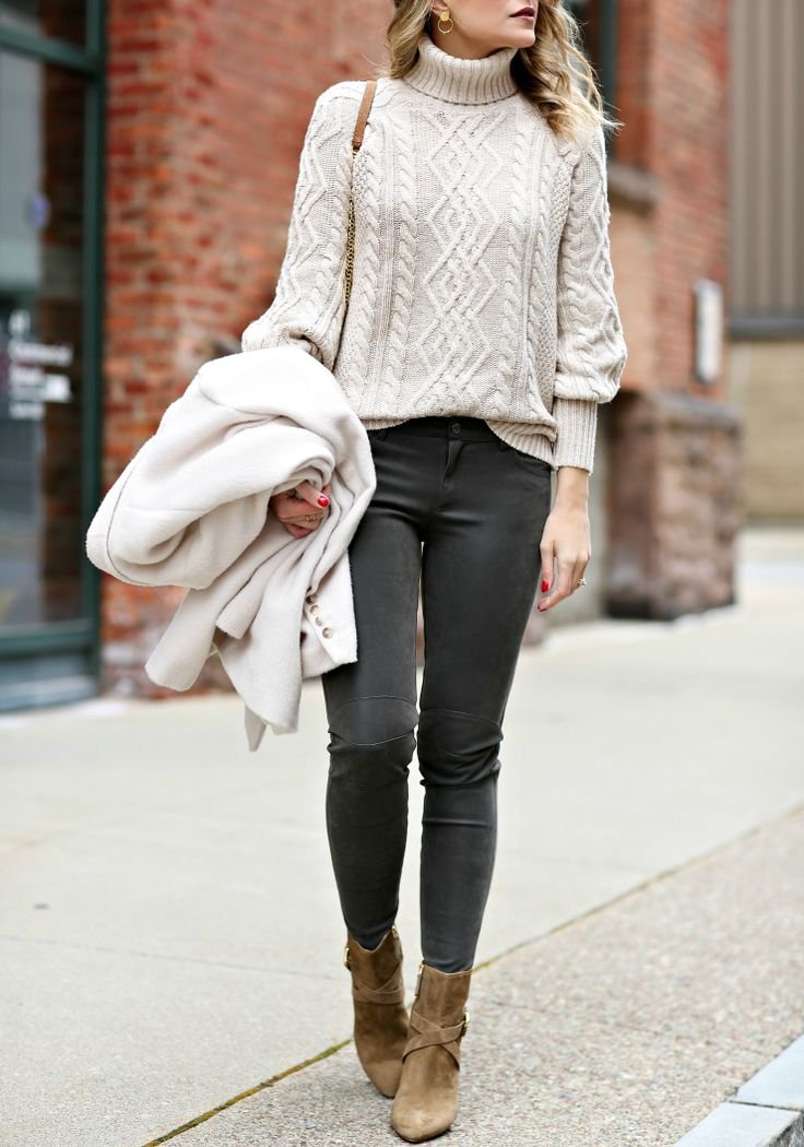 Cozy neutrals Cozy neutrals - cream sweater outfits