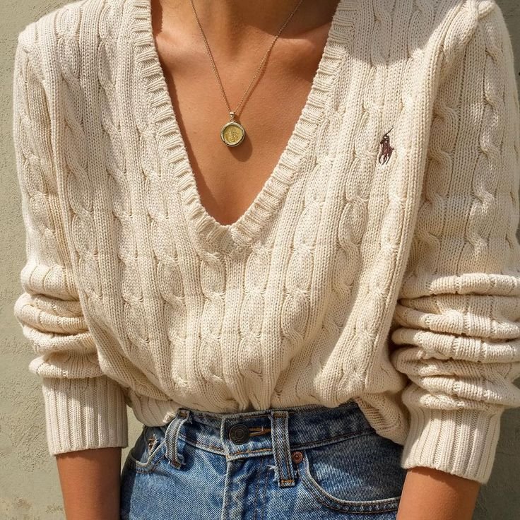 Pin page Pin page - cream sweater outfits