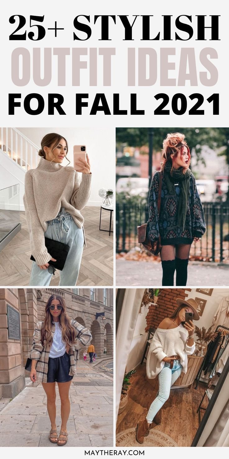 25+ Stylish Fall Outfit Ideas to Copy in 2021 | Trendy fall outfits,  Stylish fall outfits, Sweater outfits fall - cute sweaters outfits aesthetic