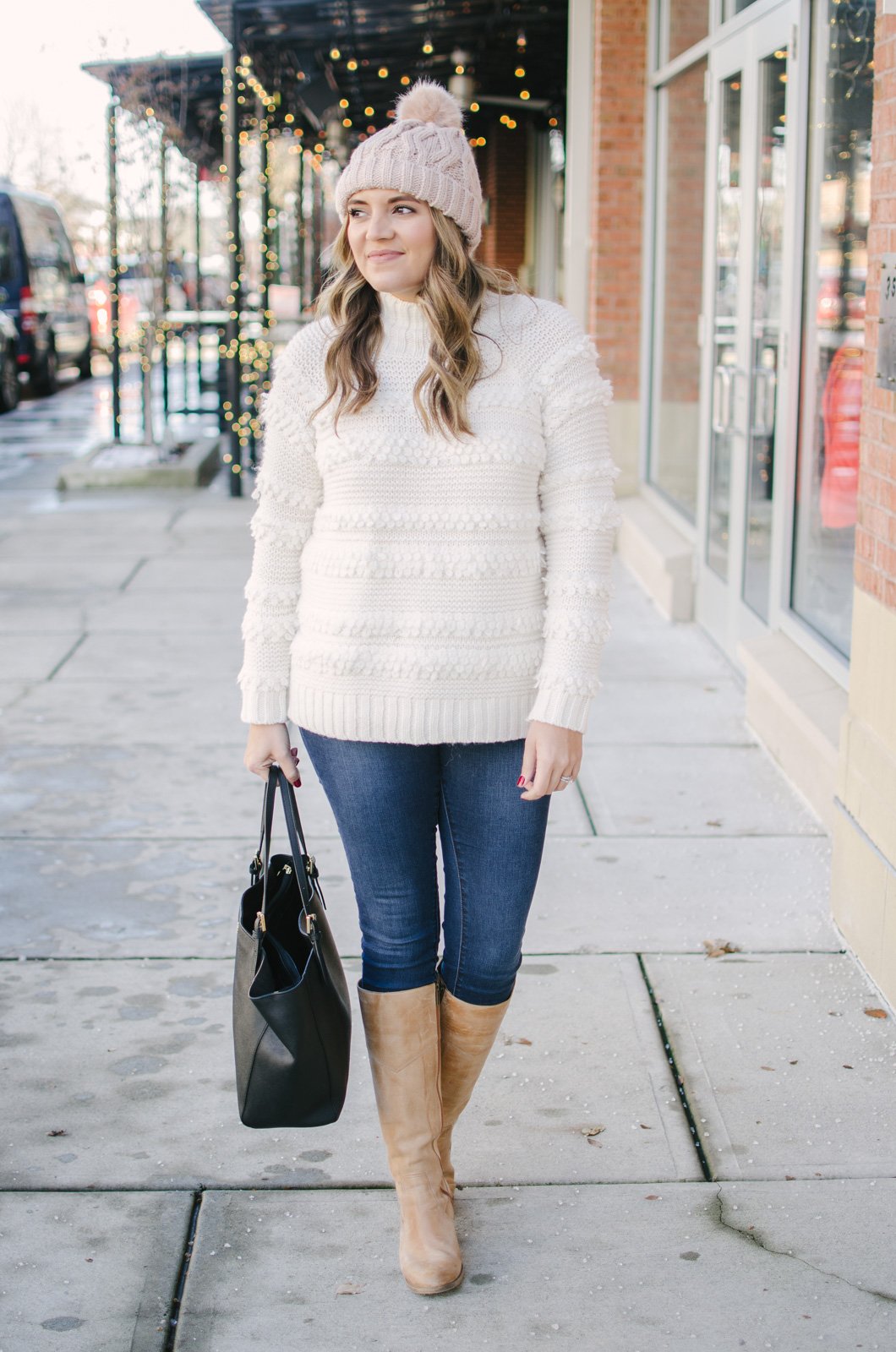 Cream Sweater Outfit - By Lauren M Cream Sweater Outfit - By Lauren M - cream sweater outfits
