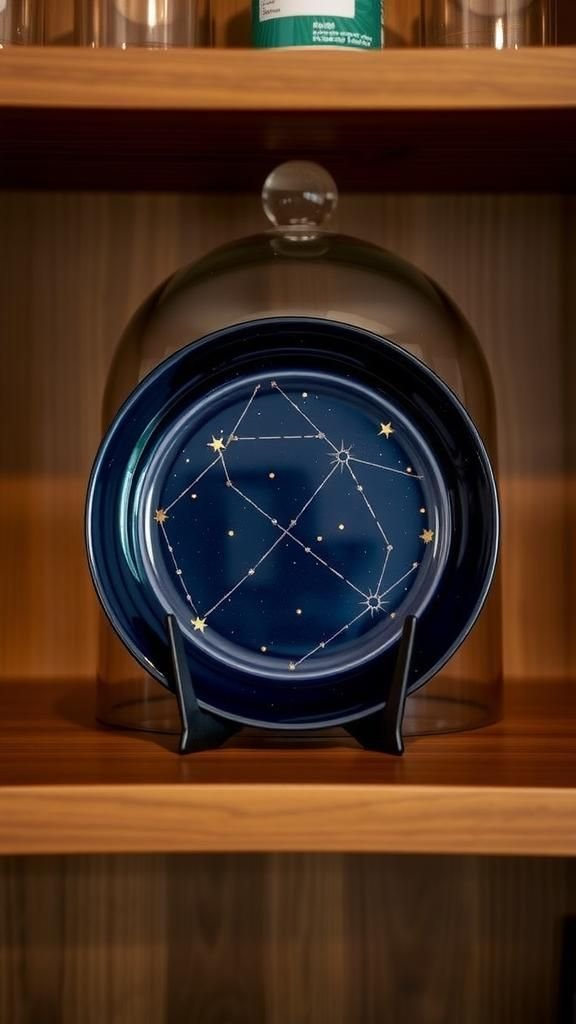 Constellation Pinch Plate With Metallic Stars