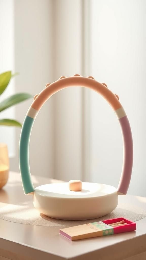 Rainbow Arc Multi-Slot Stand In Pastels
