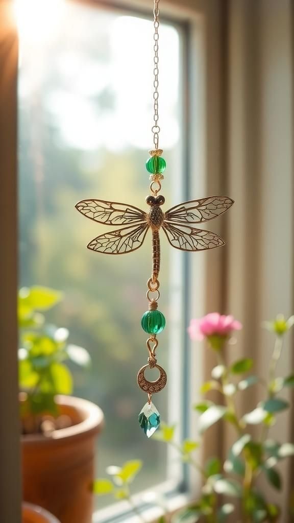 Dragonfly Garden Window Dancer
