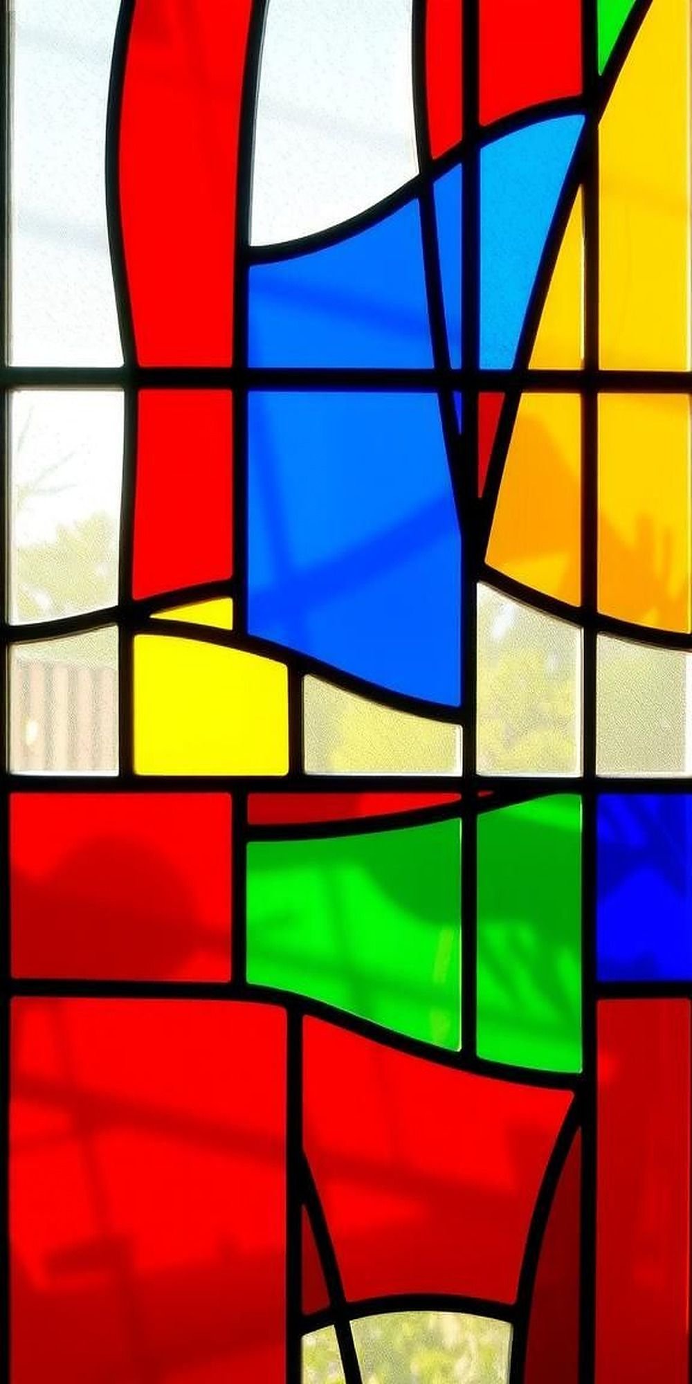 Abstract Art Panels with Bold Color Blocking