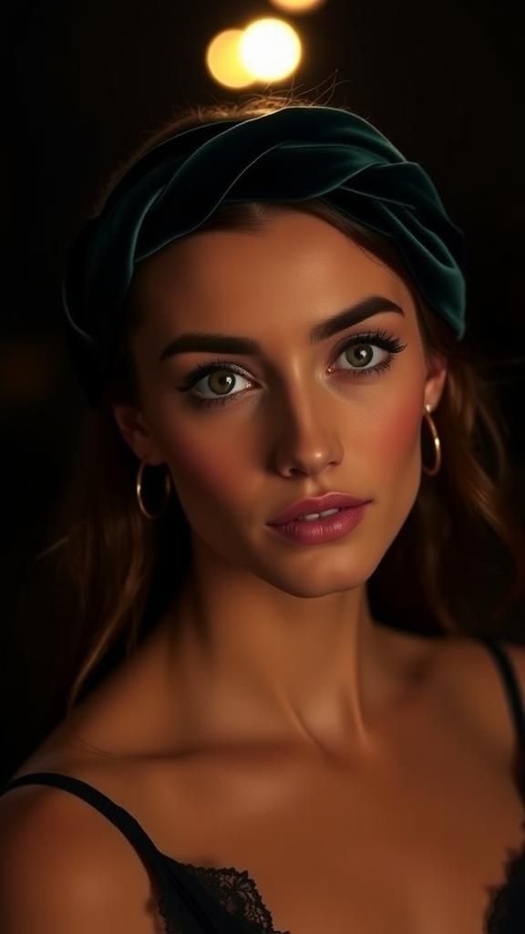 Luxe Velvet Triple Braid With Hidden Elastic