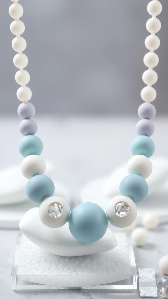 Frosted Winter Pastel Blocks With Soft Sparkle