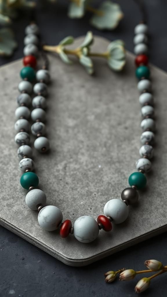 Marble And Solid Color Blocks Contrast