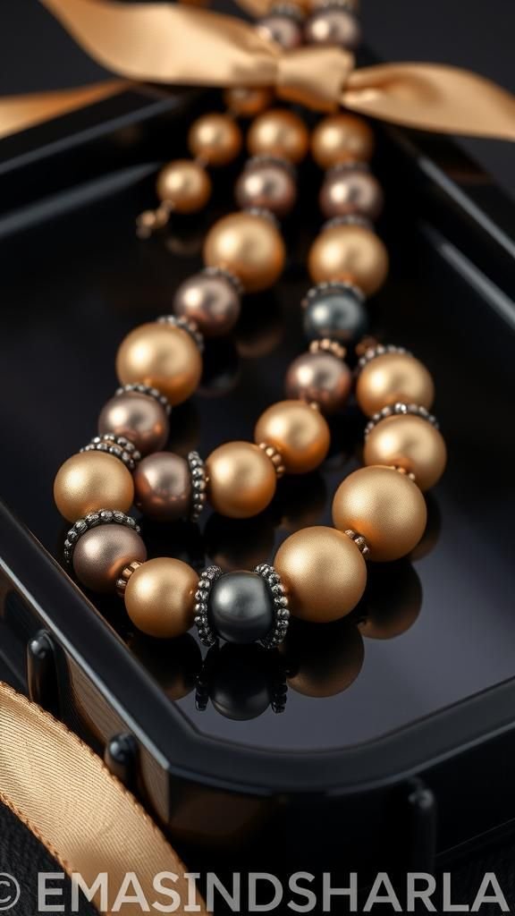 Metallic Luxe Blocks With Mirror Accents