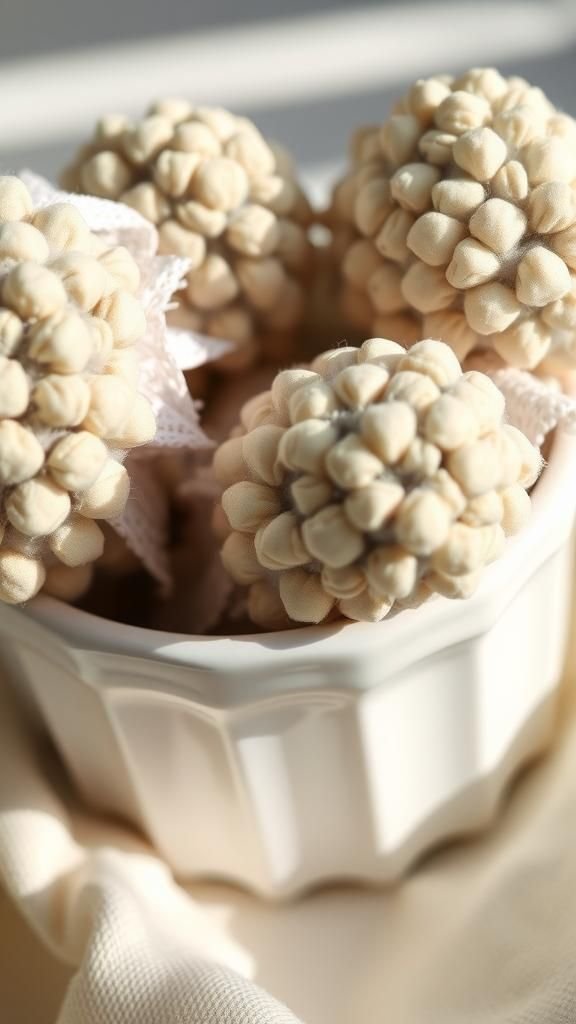 Pebble Stitch Cushiony Cotton Facial Scrubbie Round