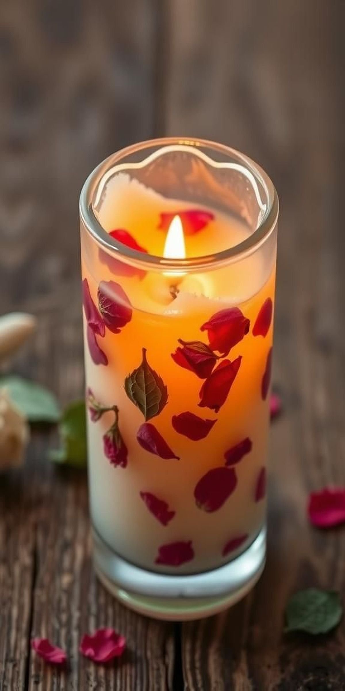 Embedding Decorative Items Inside Candles