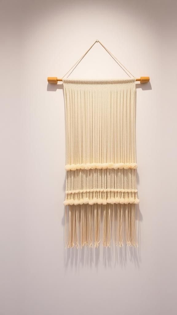 Wall-Hung Pompom Rug As Tactile Art