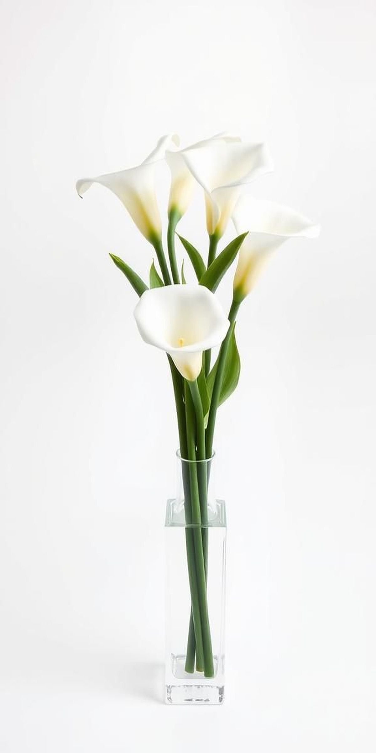 Minimalist Silk Calla Lilies For Sleek Elegance