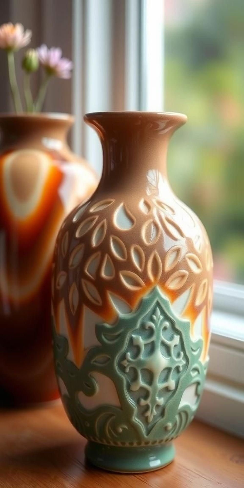 Combining Lace Patterns With Colored Glazes