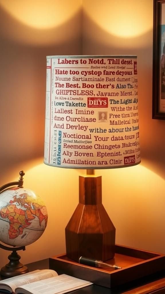 Typographic Canvas Shade With Maproom Vibes