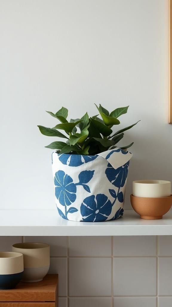 Indigo Shibori Wrap With Hand-Dyed Character