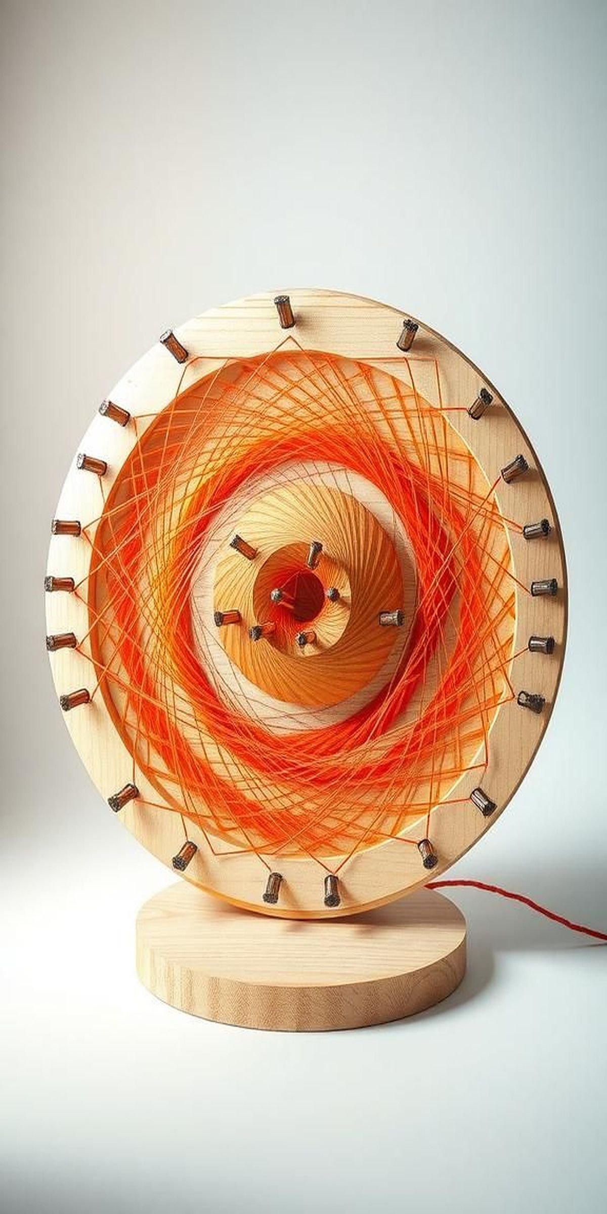 Spiral Geometry Using Gradual Color Transitions