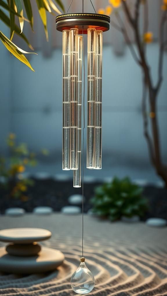 Zen Garden Clear Tube Bottle Meditation