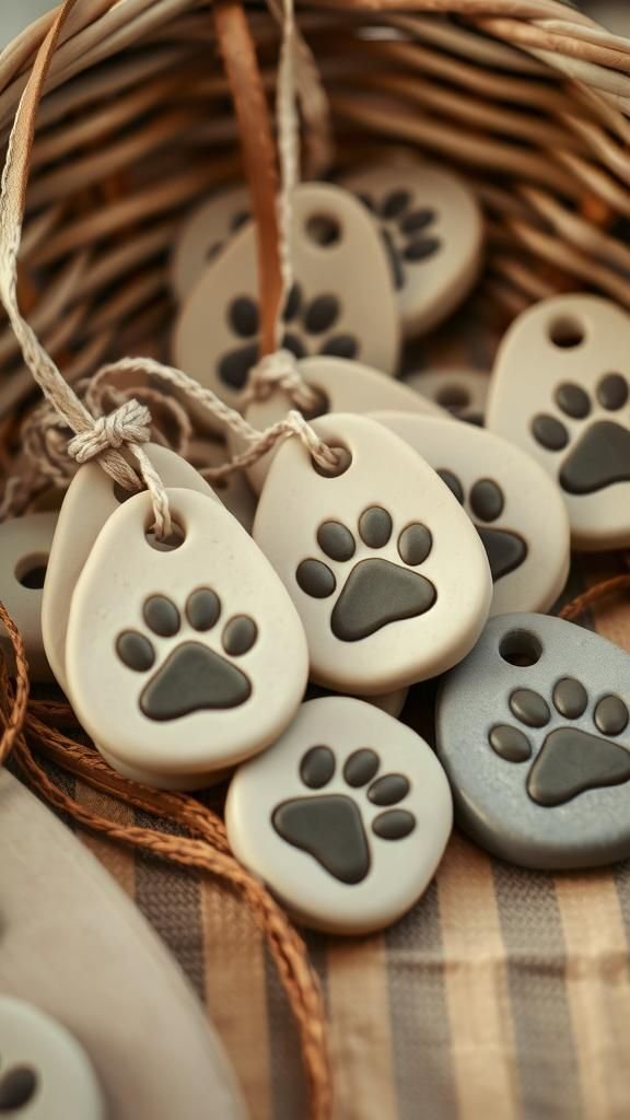 Paw Print Keepsakes For Pet-Loving Friends