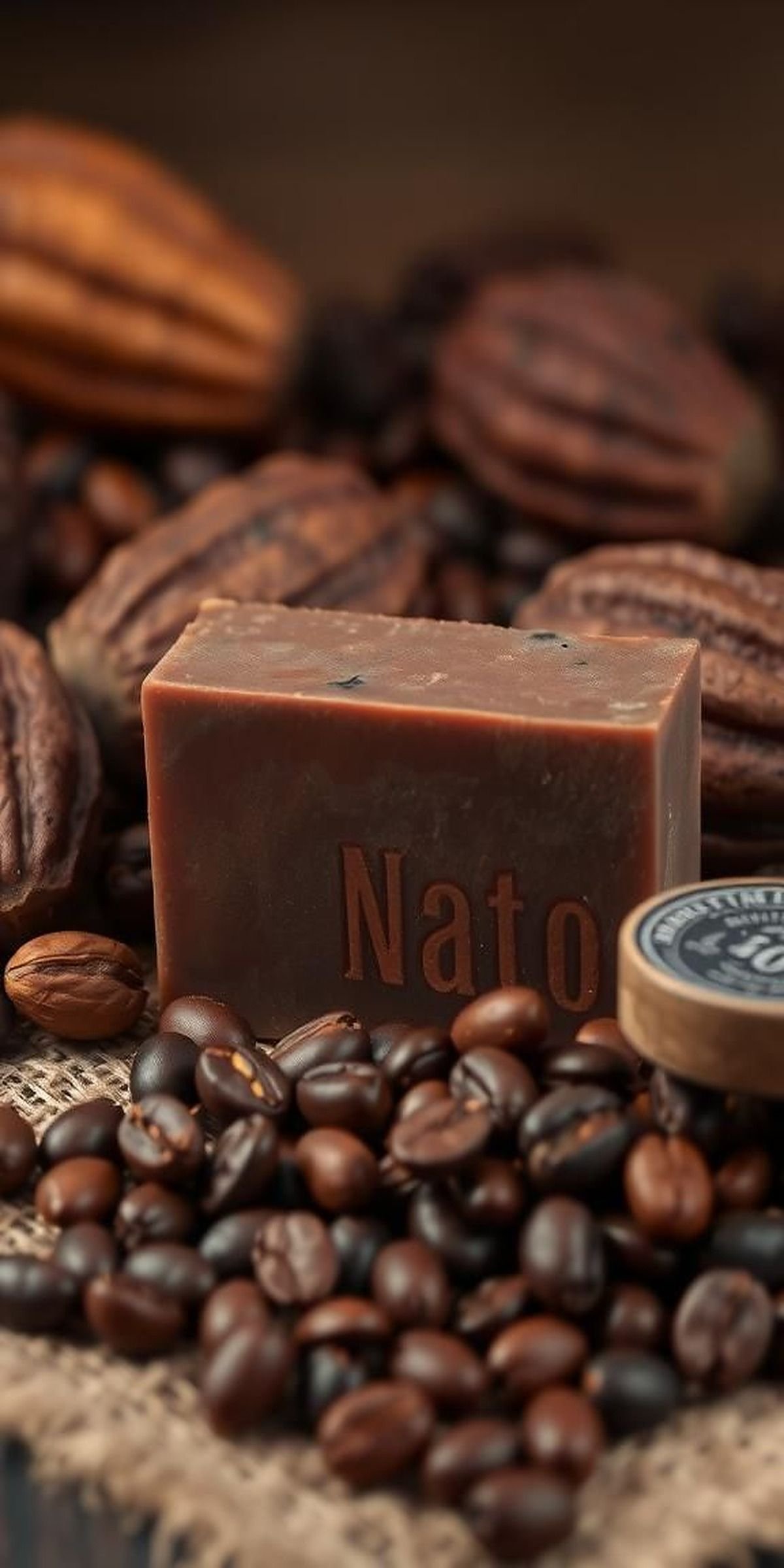 Rich Cocoa Butter And Coffee Beans Aroma
