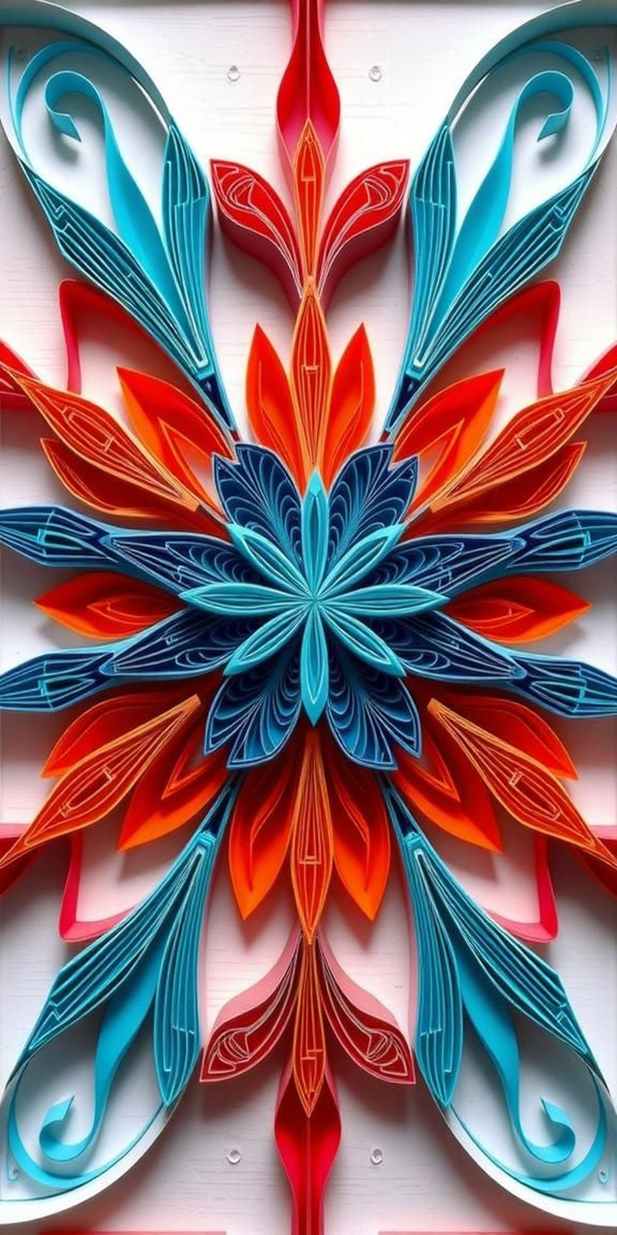 Geometric Symmetry in Quilling Patterns
