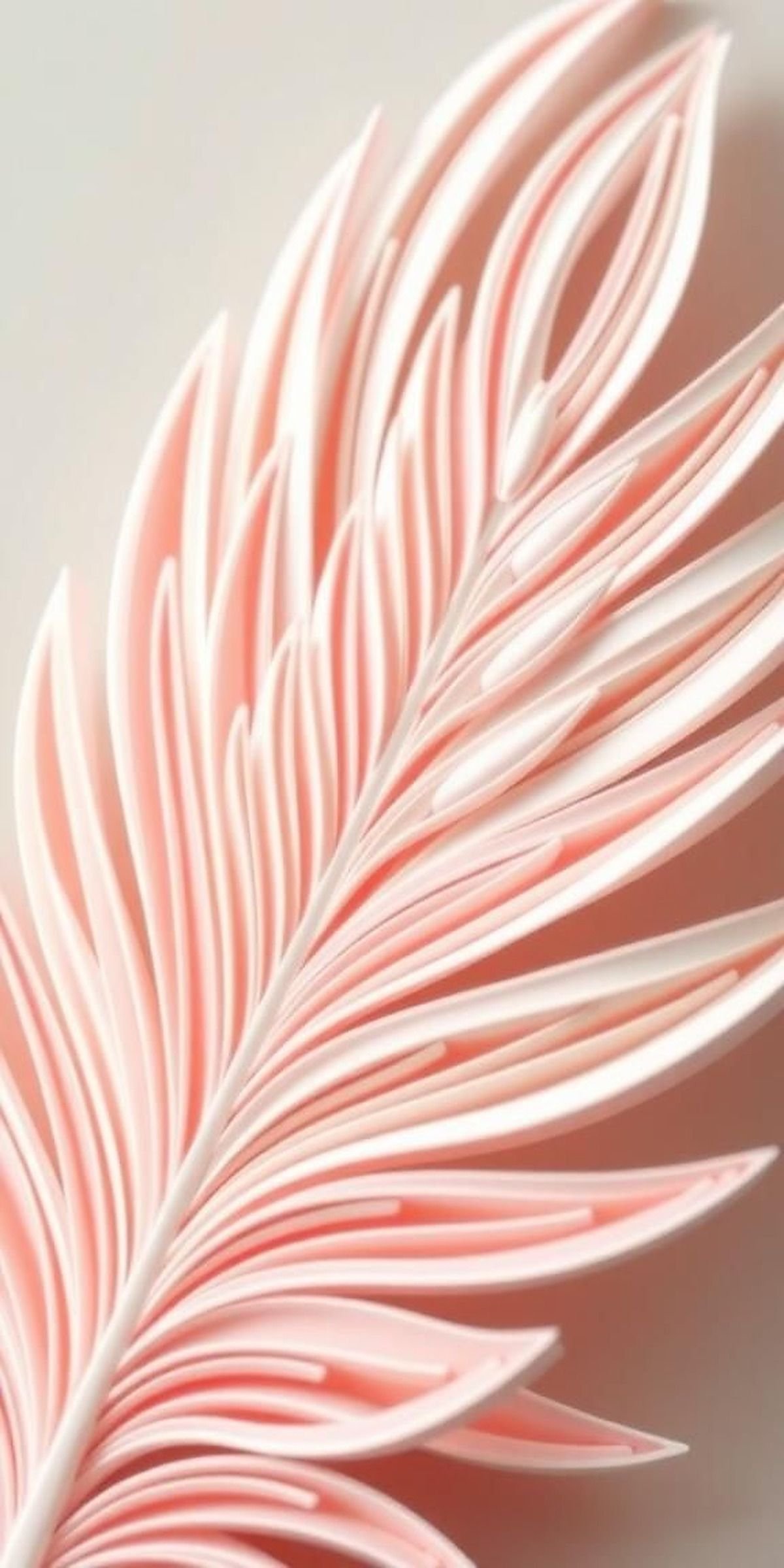 Intricate Feather Patterns with Fine Detailing