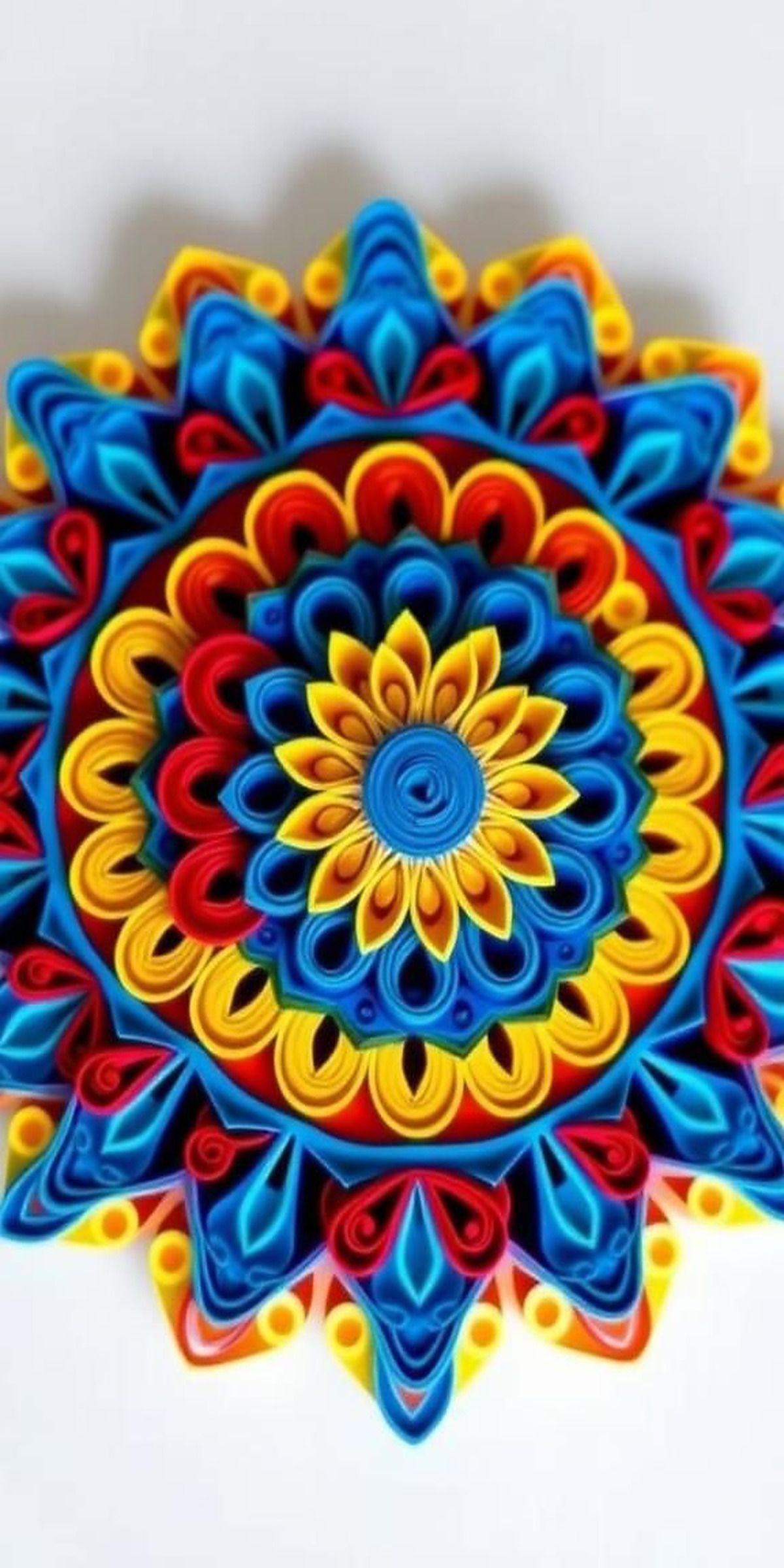 Vibrant Mandala Patterns with Quilling