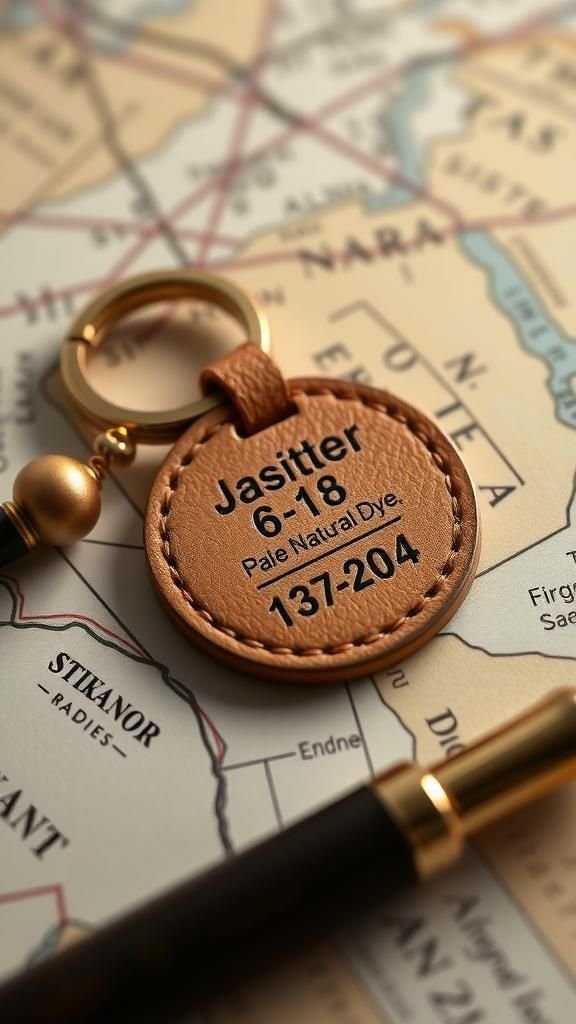 Minimal Circle Tag With Coordinates And Date