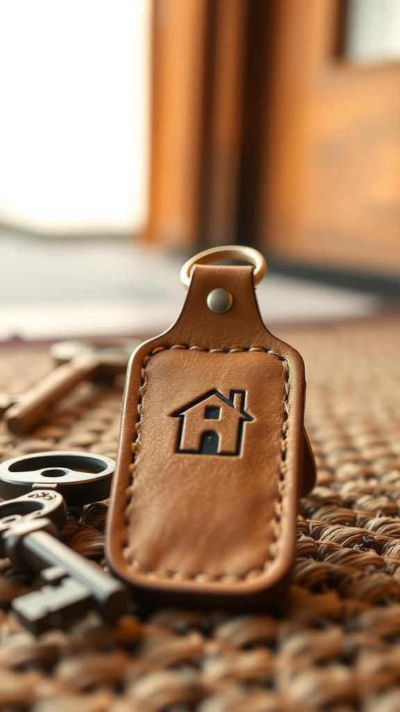 Tiny House And Key Housewarming Fob