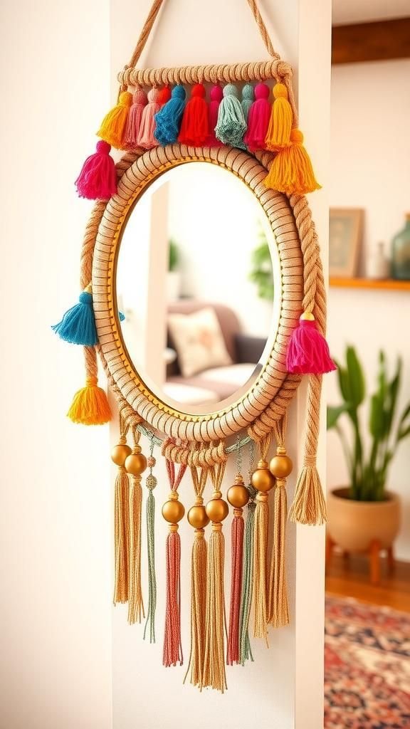 Boho Festival Tassel Surround With Color Pops