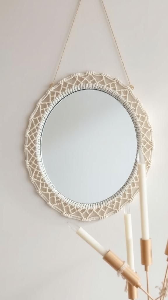 Geometric Diamonds And Picots For Subtle Texture