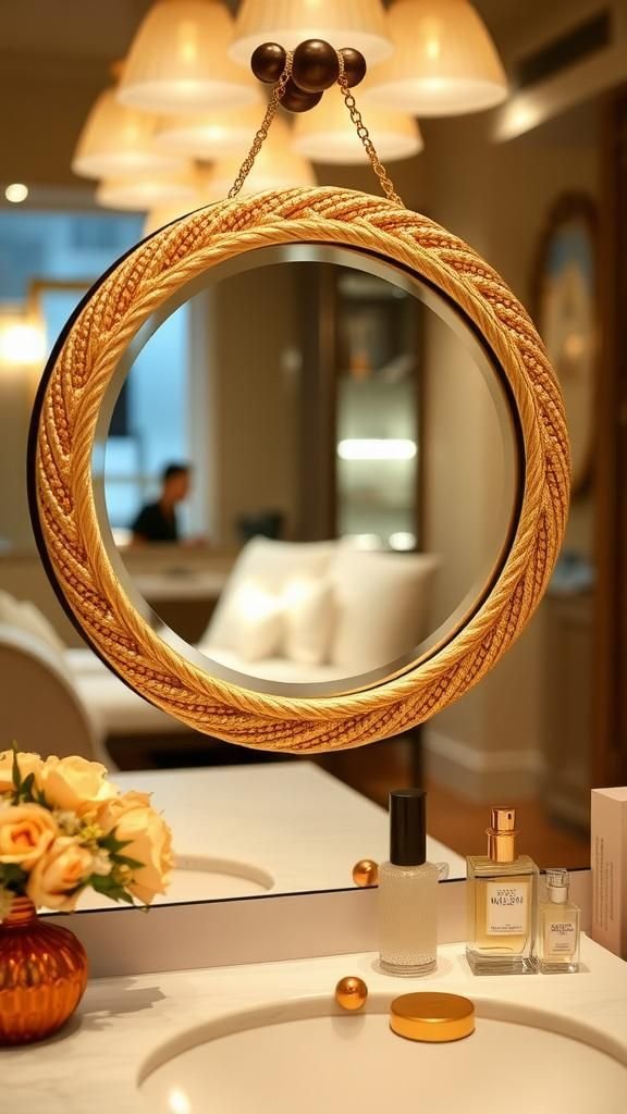 Metallic Luster Cords For Glam Vanity Mirrors