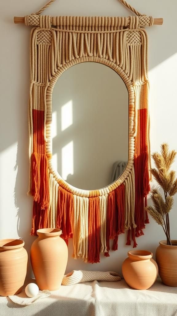 Ombre Dyed Fringe With Soft Desert Hues