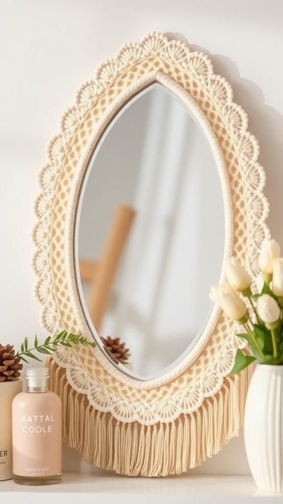 Pearl And Lace-Inspired Macrame For Bridal Suites