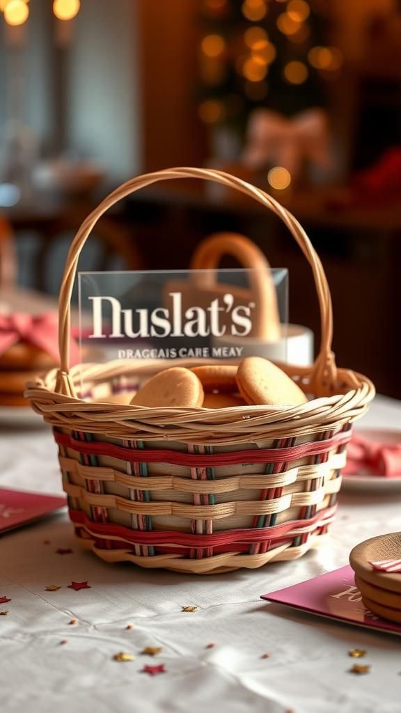 Peekaboo Window Gift Basket With Clear Panel