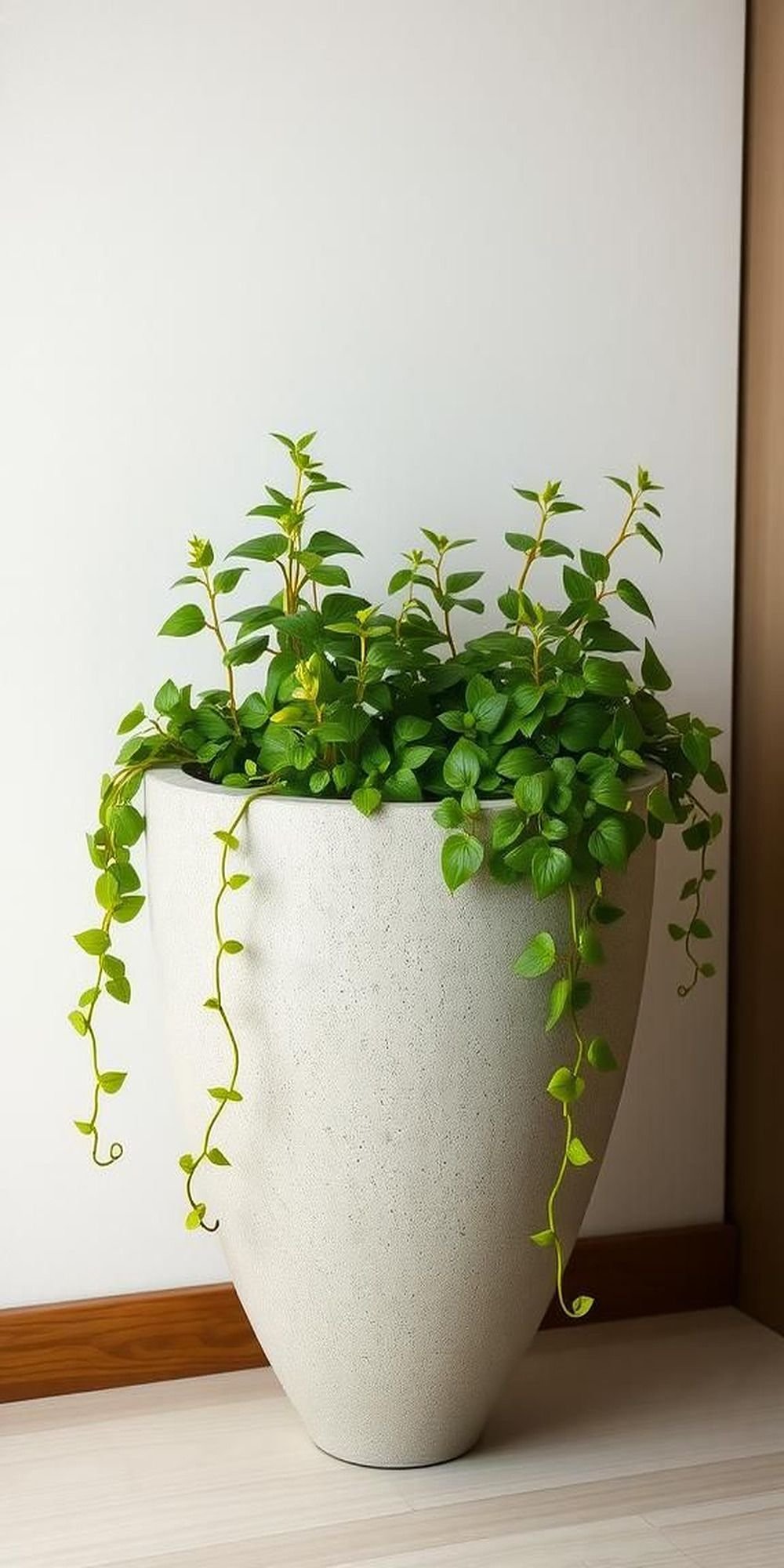 Asymmetrical Concrete Planters for Unique Looks