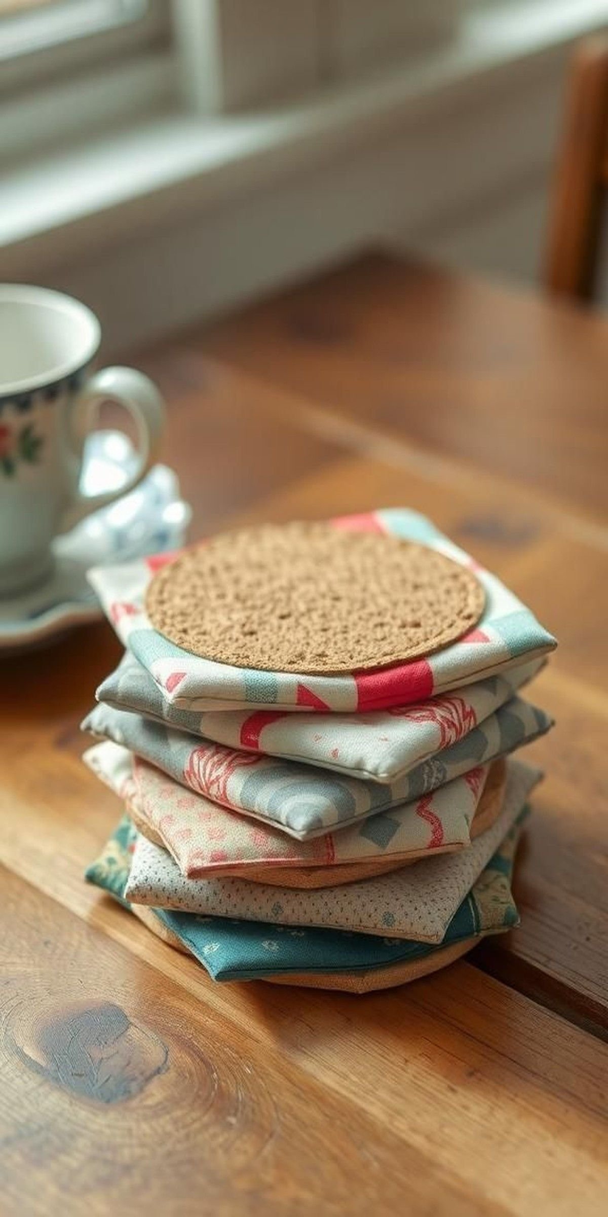 Patch Coasters With Fusible Webbacking For Stability