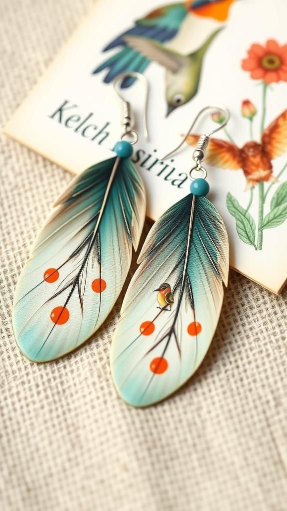 Tiny Hummingbird Illustration With Nectar Dots