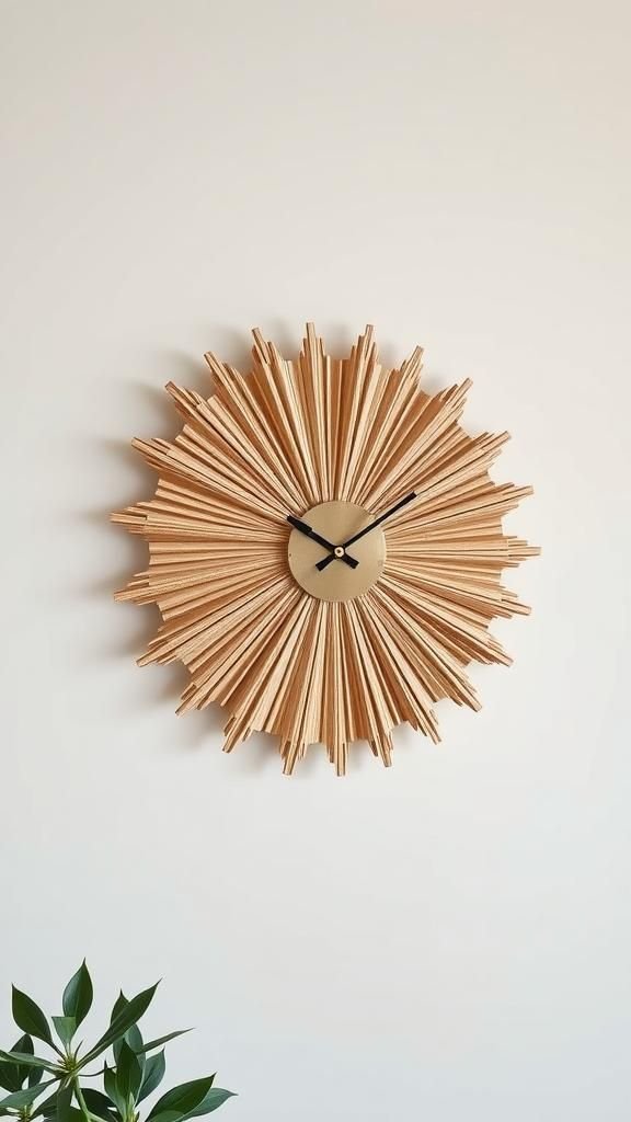 Clock-Faced Starburst With Subtle Timekeeper Charm