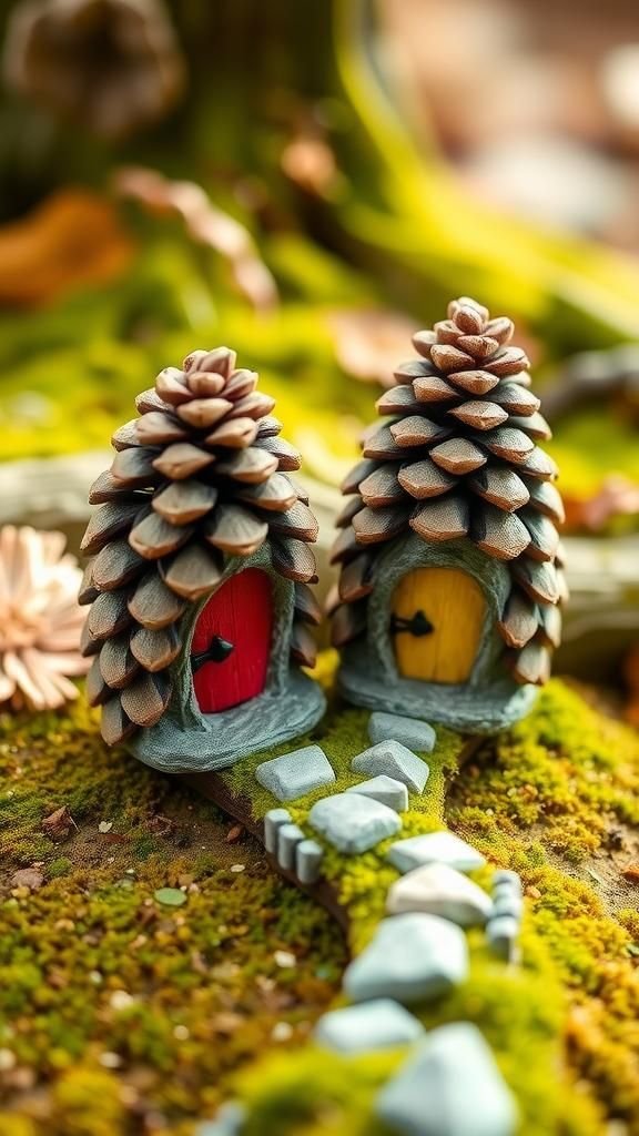 Twin Pinecone Duplex On A Shared Garden Base