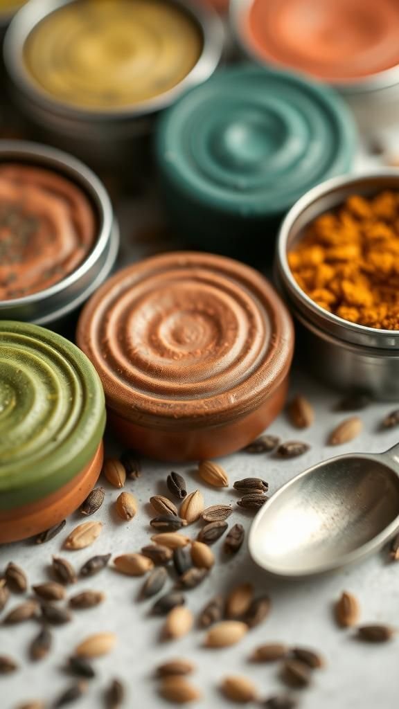 Magnet-Backed Minis For Spice Tins