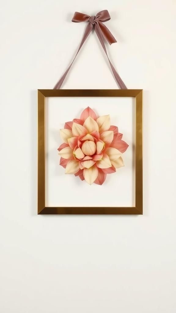 Minimal Negative Space Petal Halo