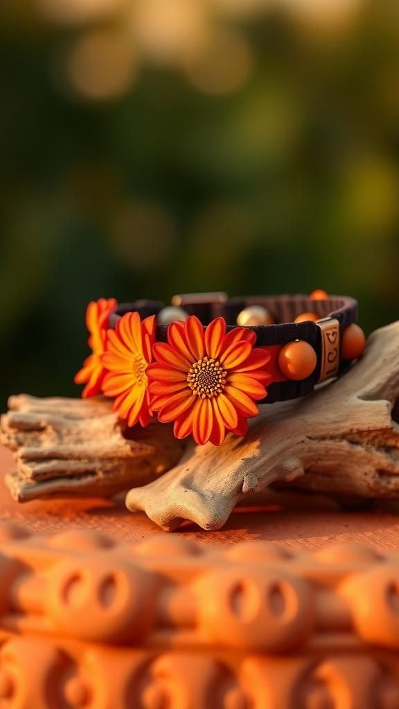 Sunset Gradient With Warm Copper Findings